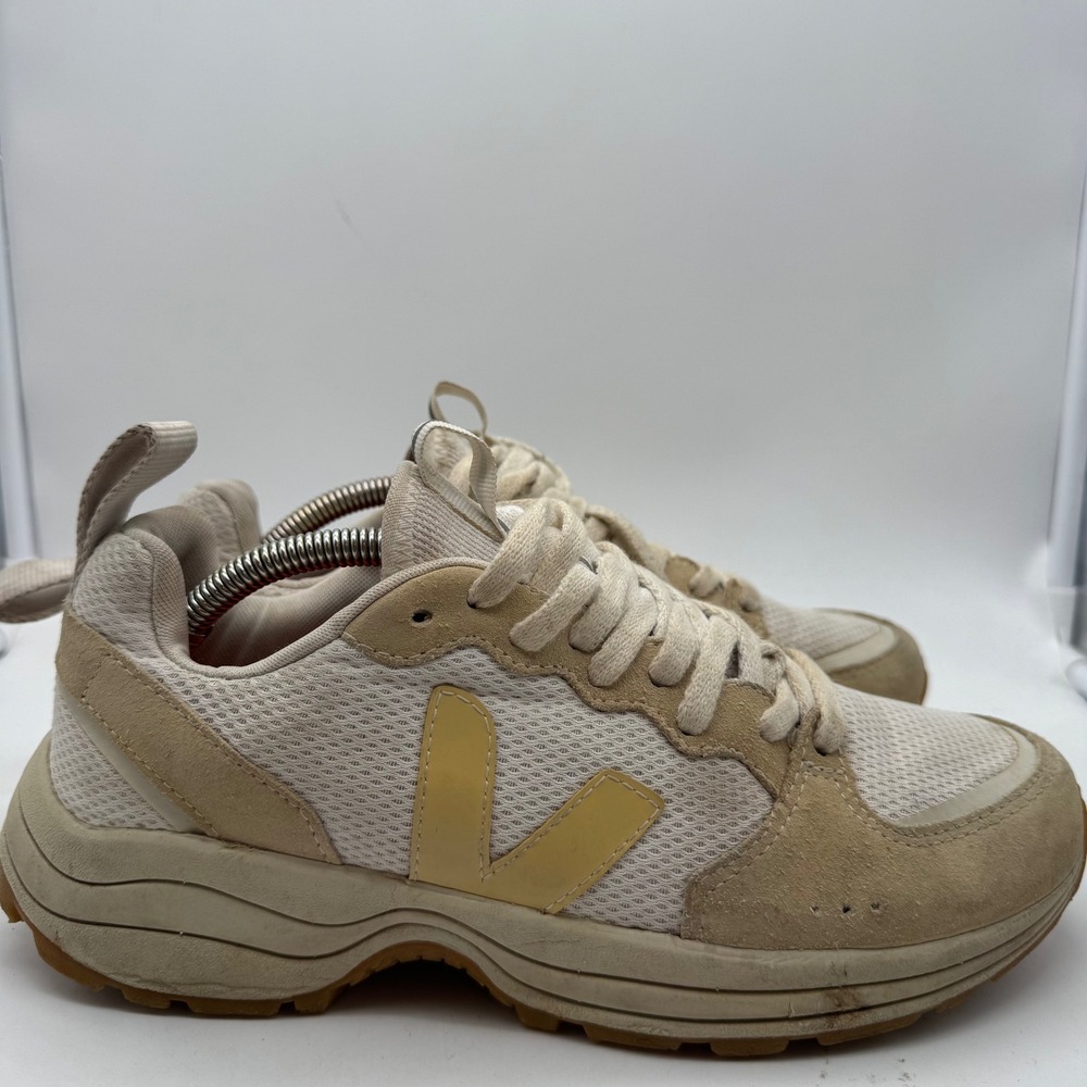 VEJA Venturi Suede Mesh Sneakers Beige Women's Size US 9 EUR 40